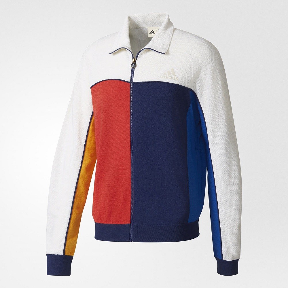 Adidas x Pharrell Williams Men NY Jacket LTD (white / chalk white / clear brown / dark blue)