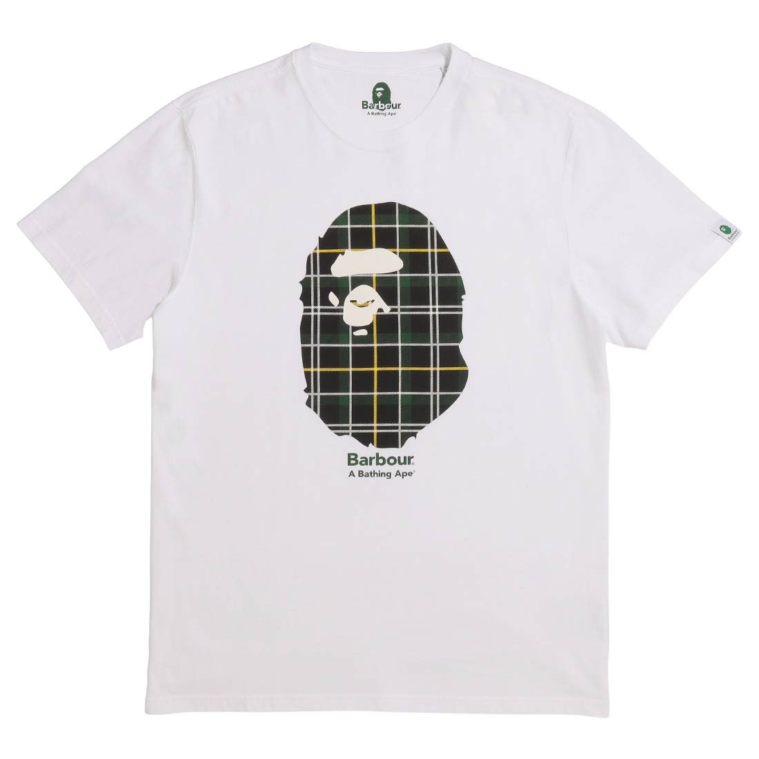 Barbour x A Bathing Ape Men Tee (white)