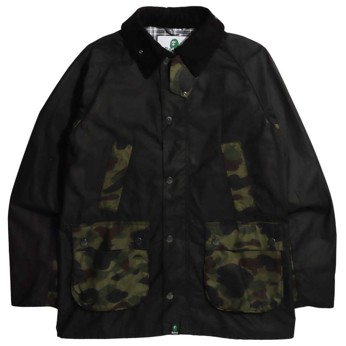 Barbour x A Bathing Ape Men Camo Bedale Wax Jacket (camo)
