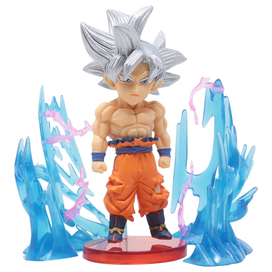 Banpresto Dragon Ball Super World Collectable Figure Plus Effect - 06 Autonomous Ultra Instinct Son Goku (silver)
