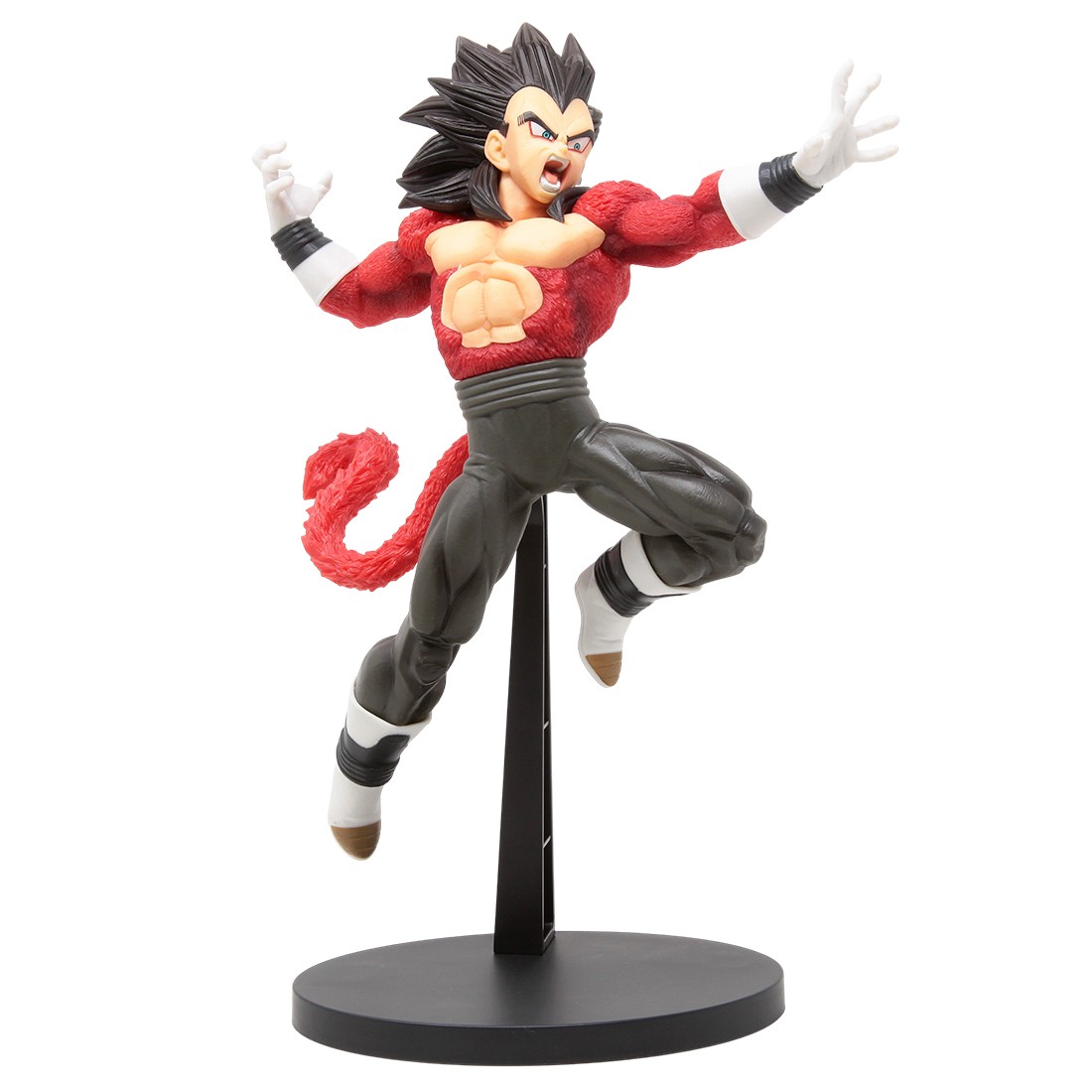 Banpresto Super Dragon Ball Heroes 9th Anniversary Figure Super Saiyan 4 Xeno Vegeta Figure (red)