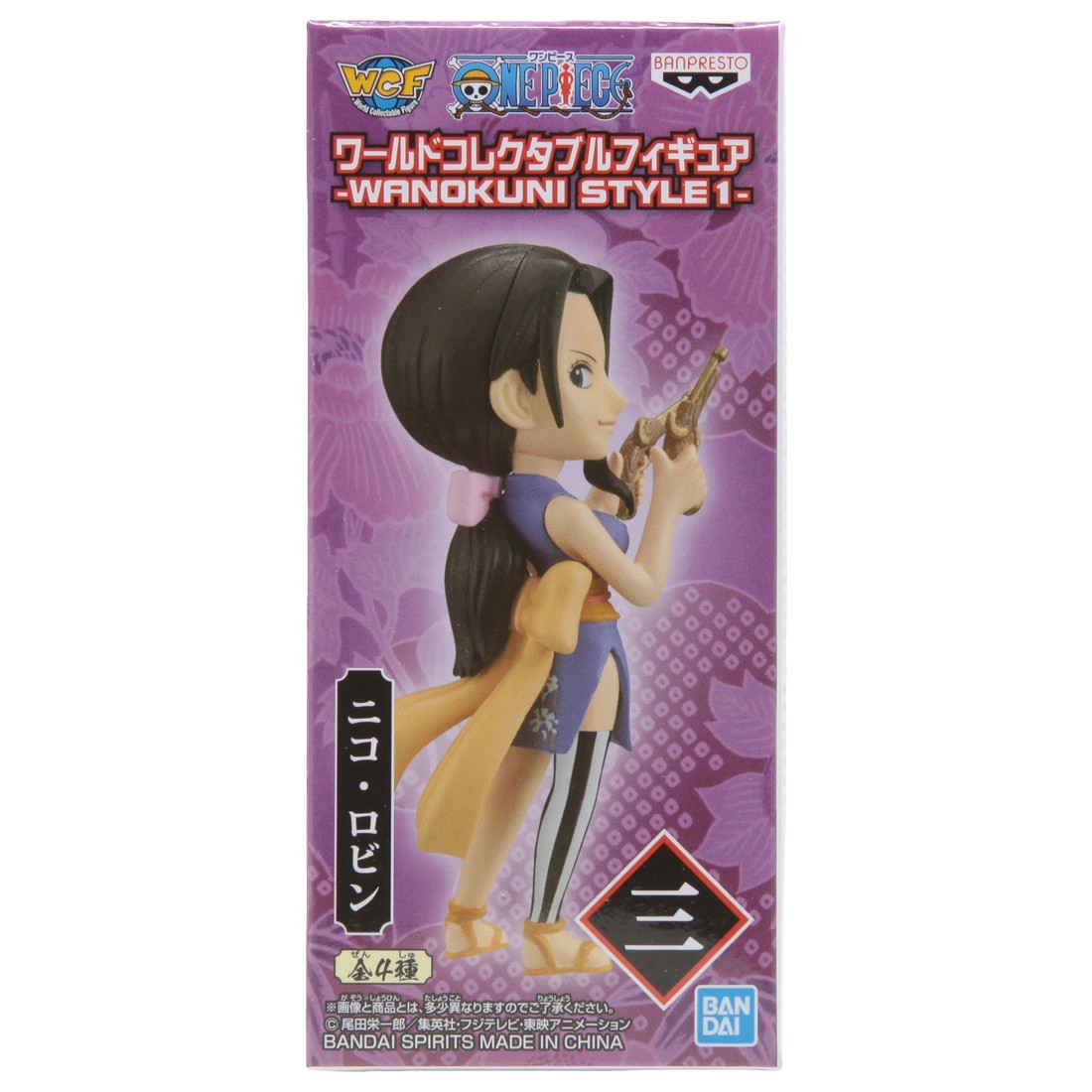 Banpresto One Piece World Collectable Figure WanoKuni Style 1 - C Nico Robin (purple)