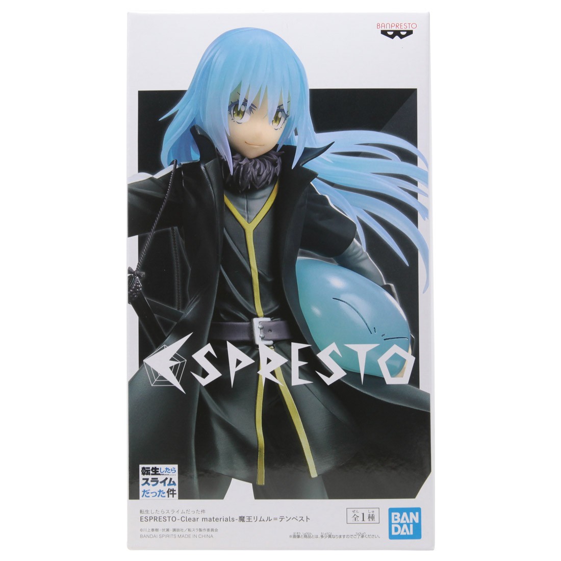 Banpresto That Time I Got Reincarnated As A Slime ESPRESTO Clear Materials Demon Rimuru Tempest Figure (black)