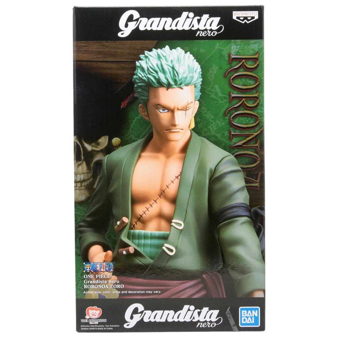 Banpresto One Piece Grandista Nero Roronoa Zoro Figure (green)