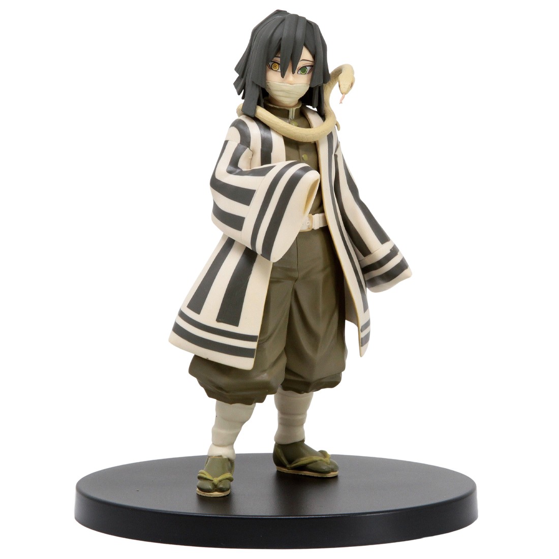 Banpresto Demon Slayer Kimetsu no Yaiba Figure Vol. 16 Obanai Iguro Figure (beige)