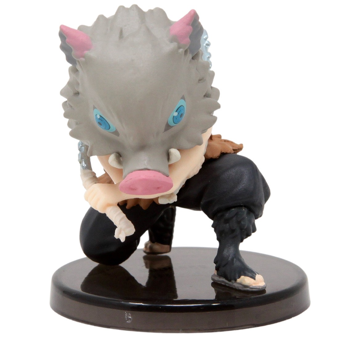 Banpresto Demon Slayer Kimetsu No Yaiba World Collectable Figure Vol.3 - C Inosuke Hashibira Wearing Mask (gray)