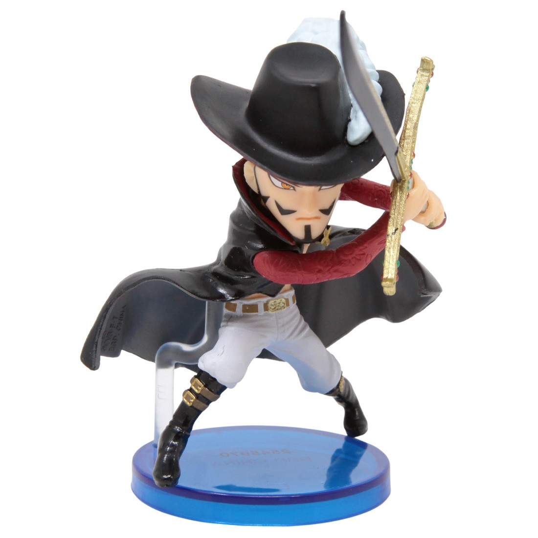 Banpresto One Piece World Collectable Figure The Great Pirates 100 Landscapes Vol. 3 - 17 Dracule Mihawk (black)