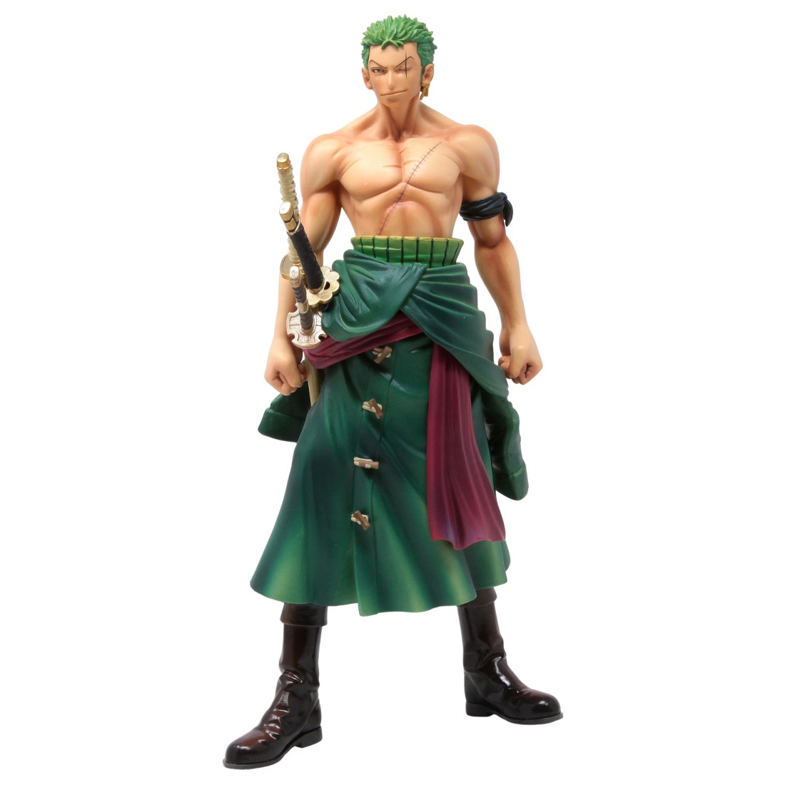 Banpresto One Piece Banpresto Chronicle Master Stars Piece The Roronoa Zoro Figure (teal)