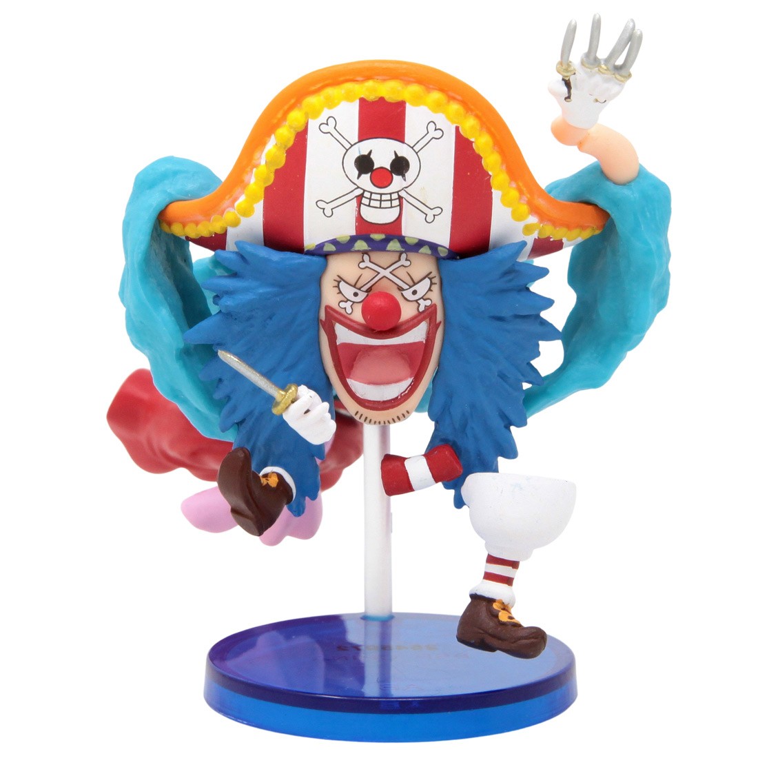 Banpresto One Piece World Collectable Figure The Great Pirates 100 Landscapes Vol. 5 - 26 Buggy (blue)