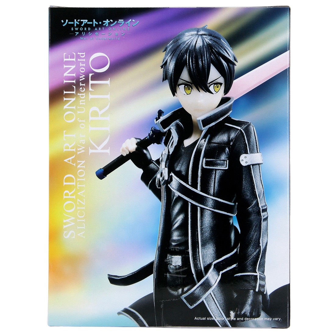 Banpresto Sword Art Online Alicization War Of Underworld Kirito Figure (black)