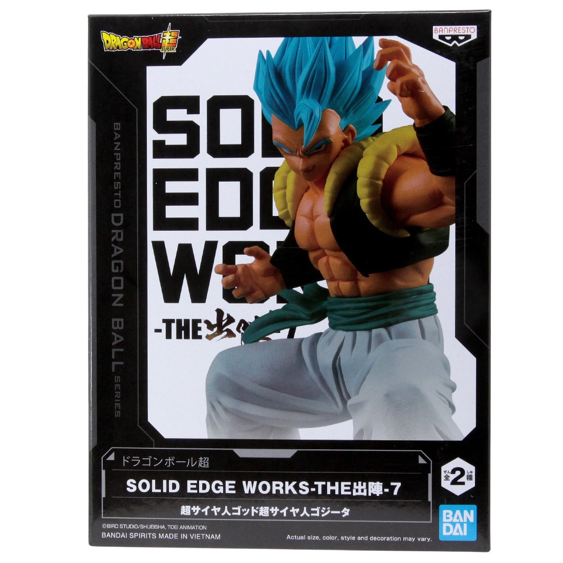 Banpresto Dragon Ball Z Solid Edge Works Vol.7 Super Saiyan God Super Saiyan Gogeta Figure (blue)