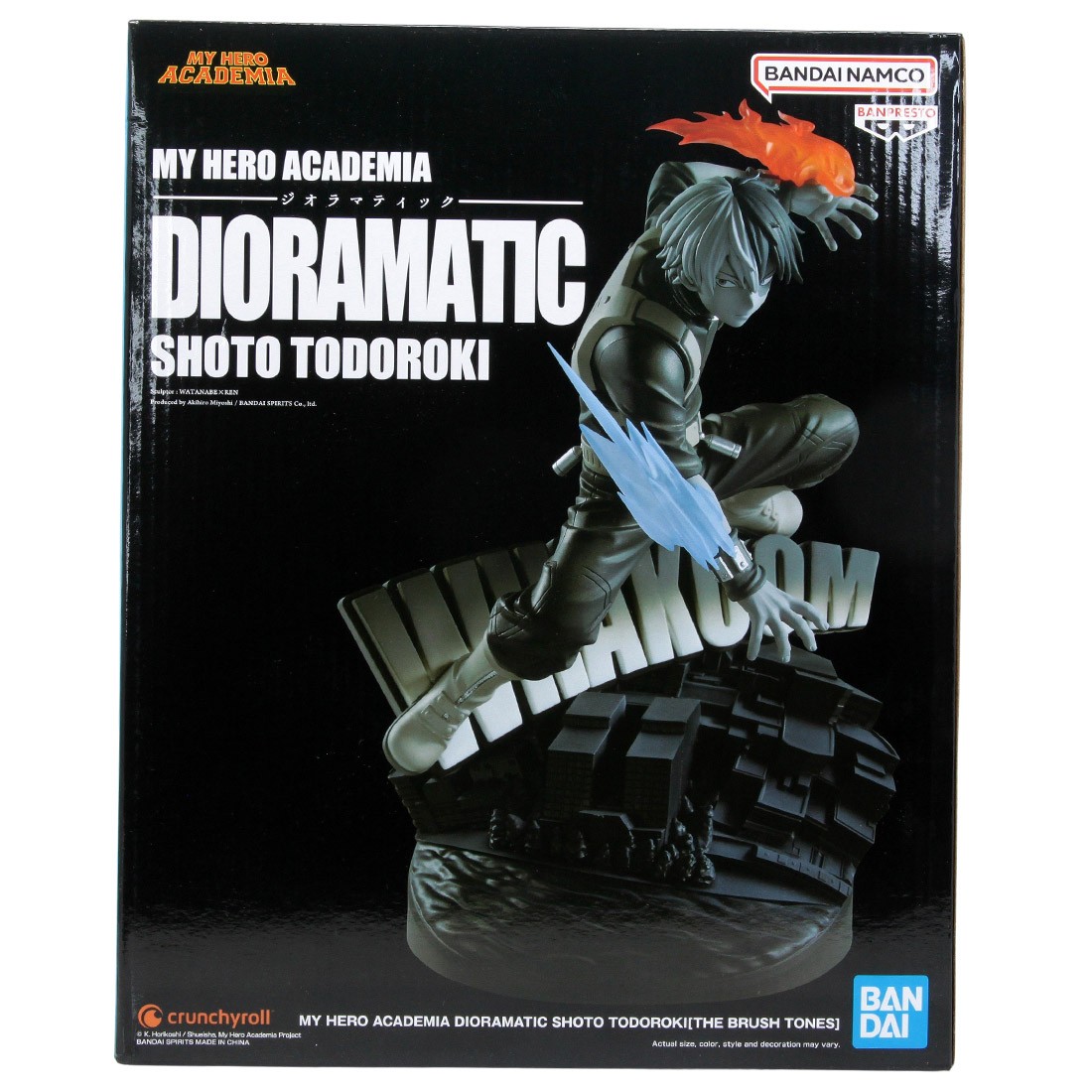 Banpresto My Hero Academia Dioramatic Shoto Todoroki The Brush Tones Figure (blue)