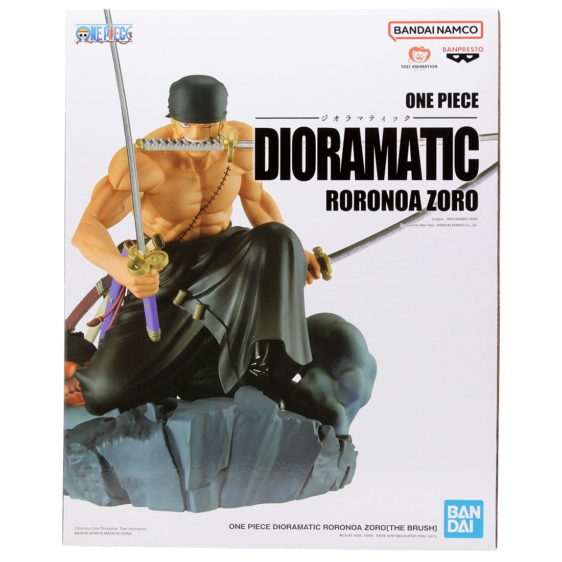 Banpresto One Piece Dioramatic Roronoa Zoro The Brush Figure (black / red)