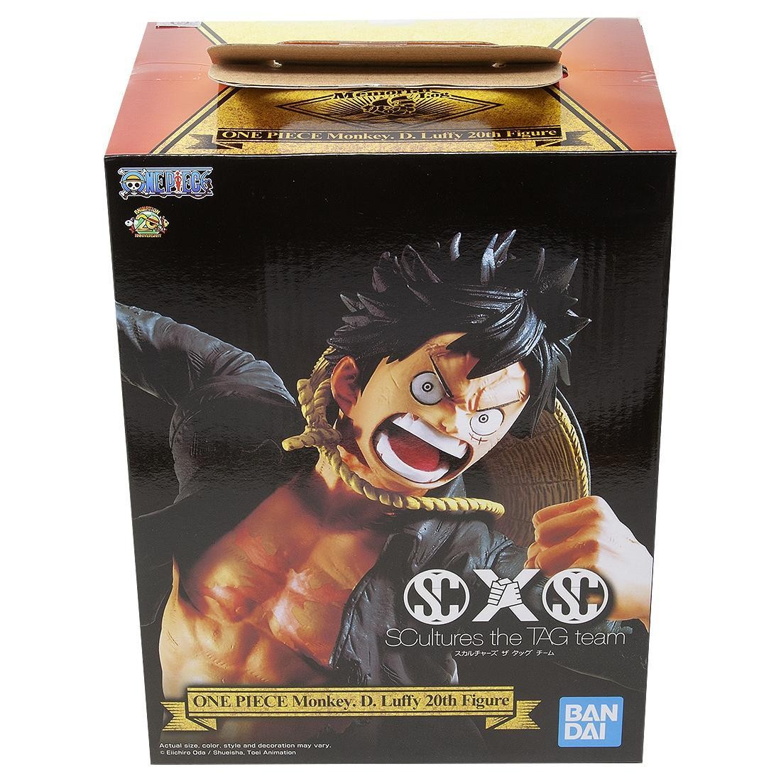 Banpresto One Piece Monkey D Luffy 20th Anniversary Figure (red)