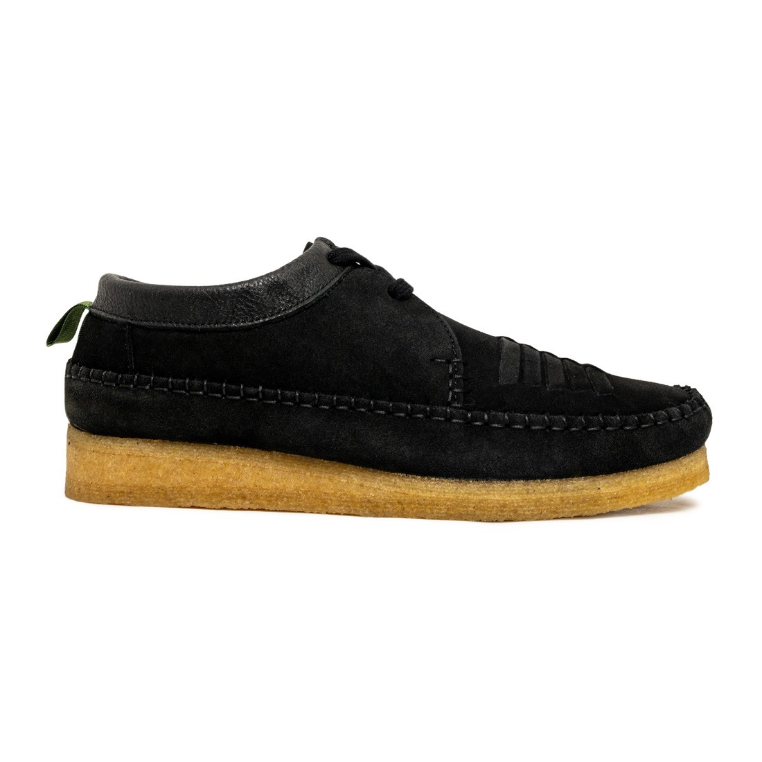 Clarks Men Wallabee Rafia (black / suede)