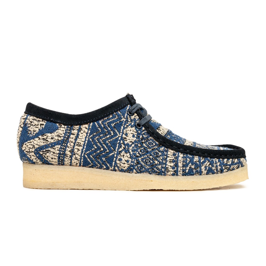 Clarks Men Wallabee Fabric (blue)