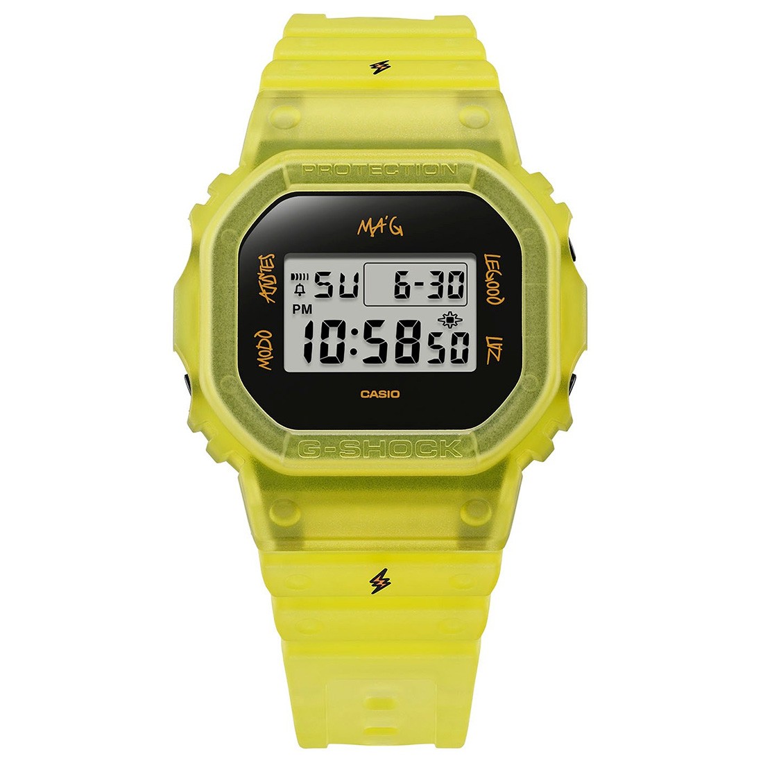 G-Shock Watches x J Balvin DWE5600JB-1A9 Watch (yellow / black)