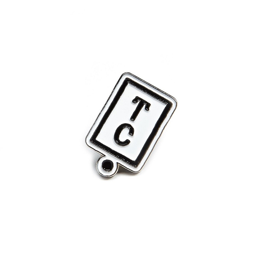 Team Cozy Logo Pin (black)