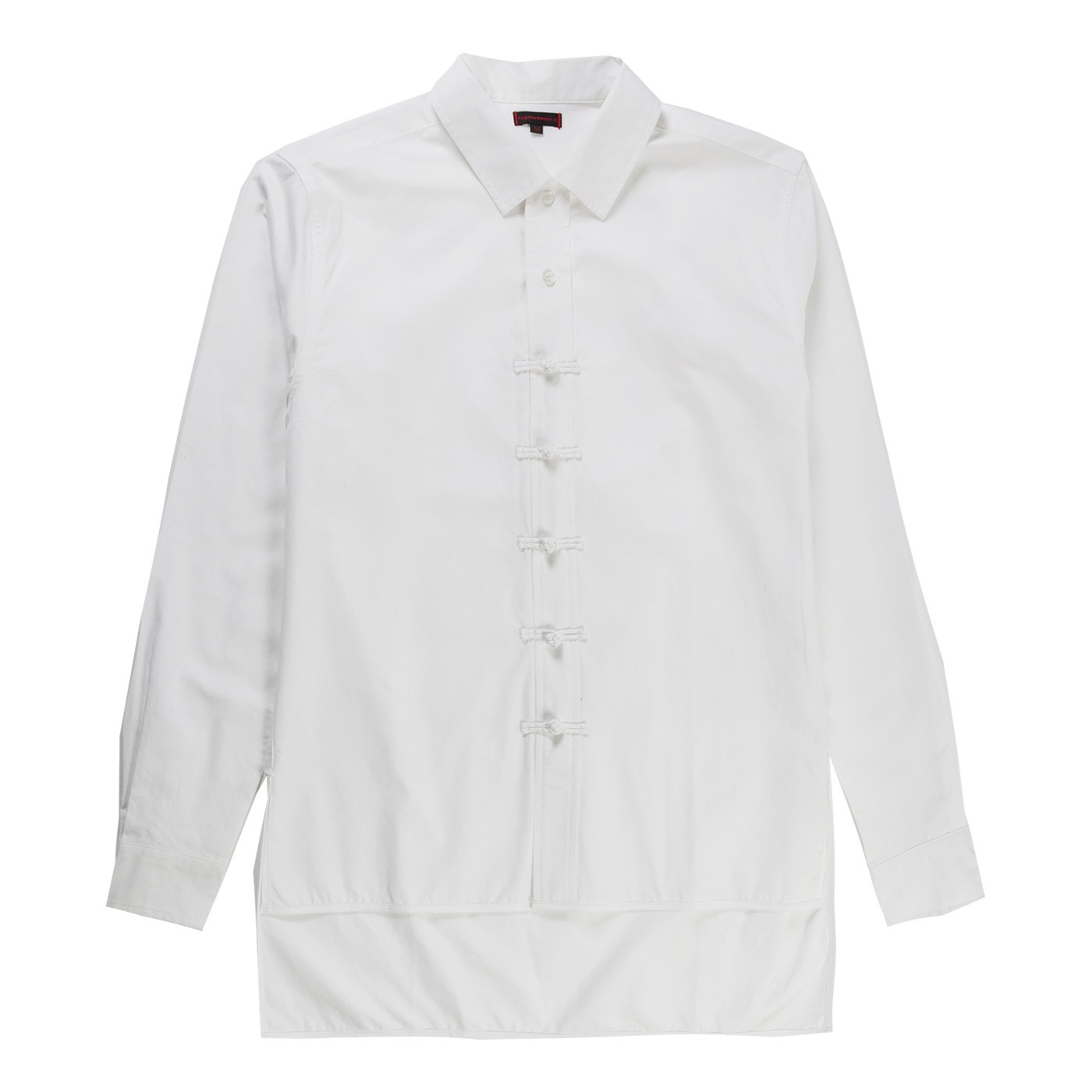 CLOT Men Chinese Button Up Shirt (white)