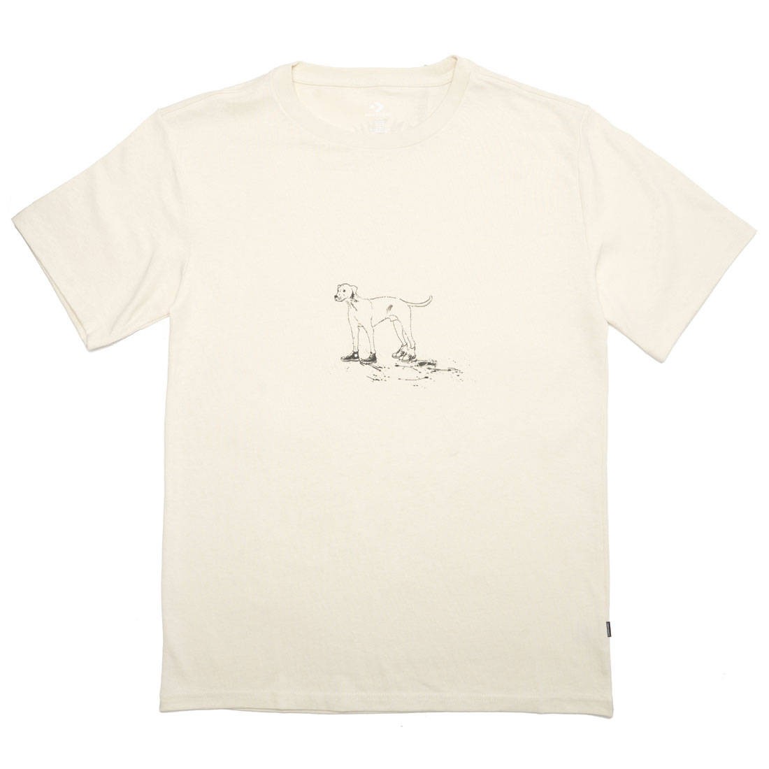Converse x Bandulu Men Dog Tee (white / white asparagus)