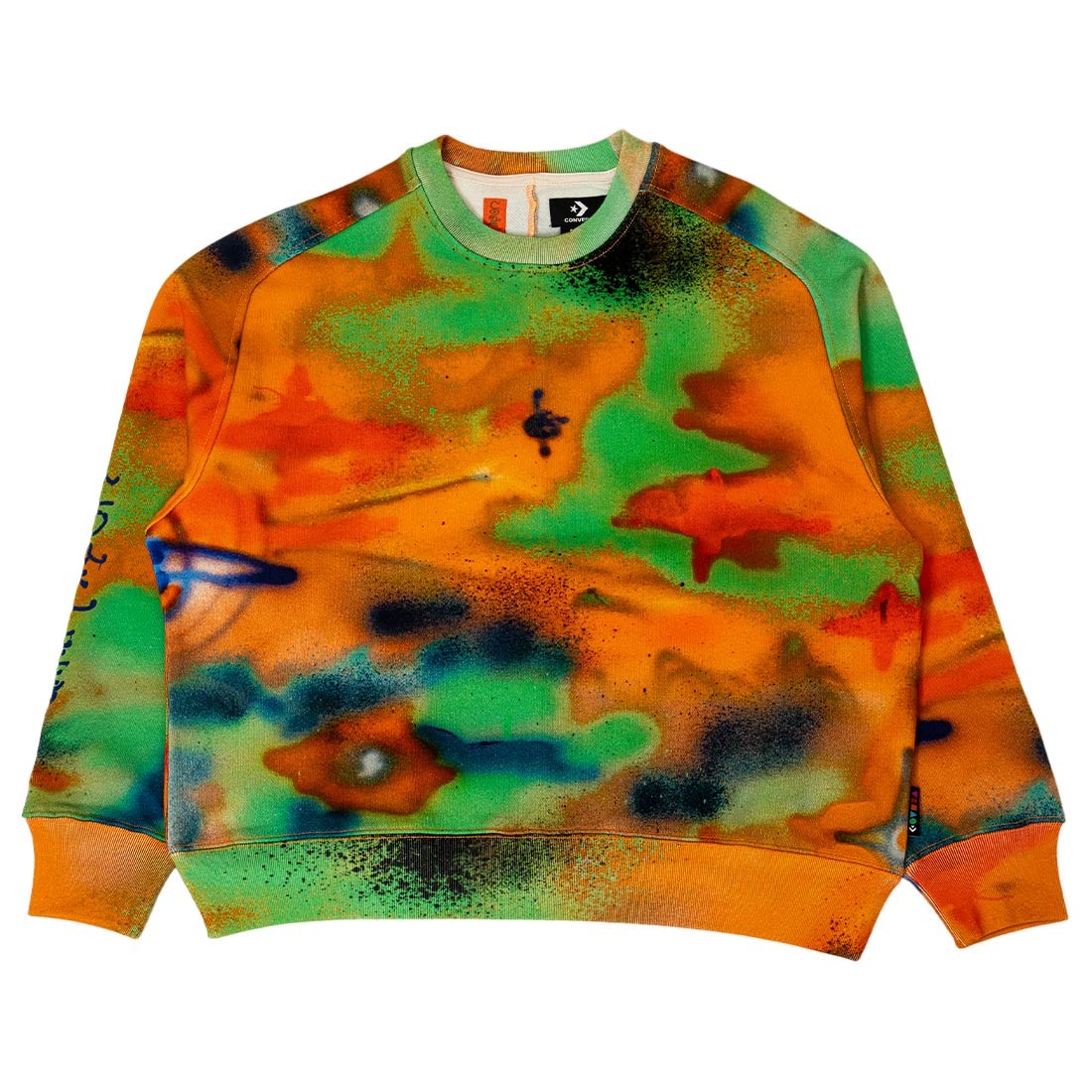 Converse x Come Tees Men Shapes Fleece Crew (orange / celestial)