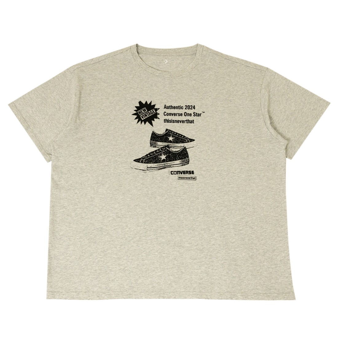 Converse Men Tint One Star Tee (gray / light retro grey heather)