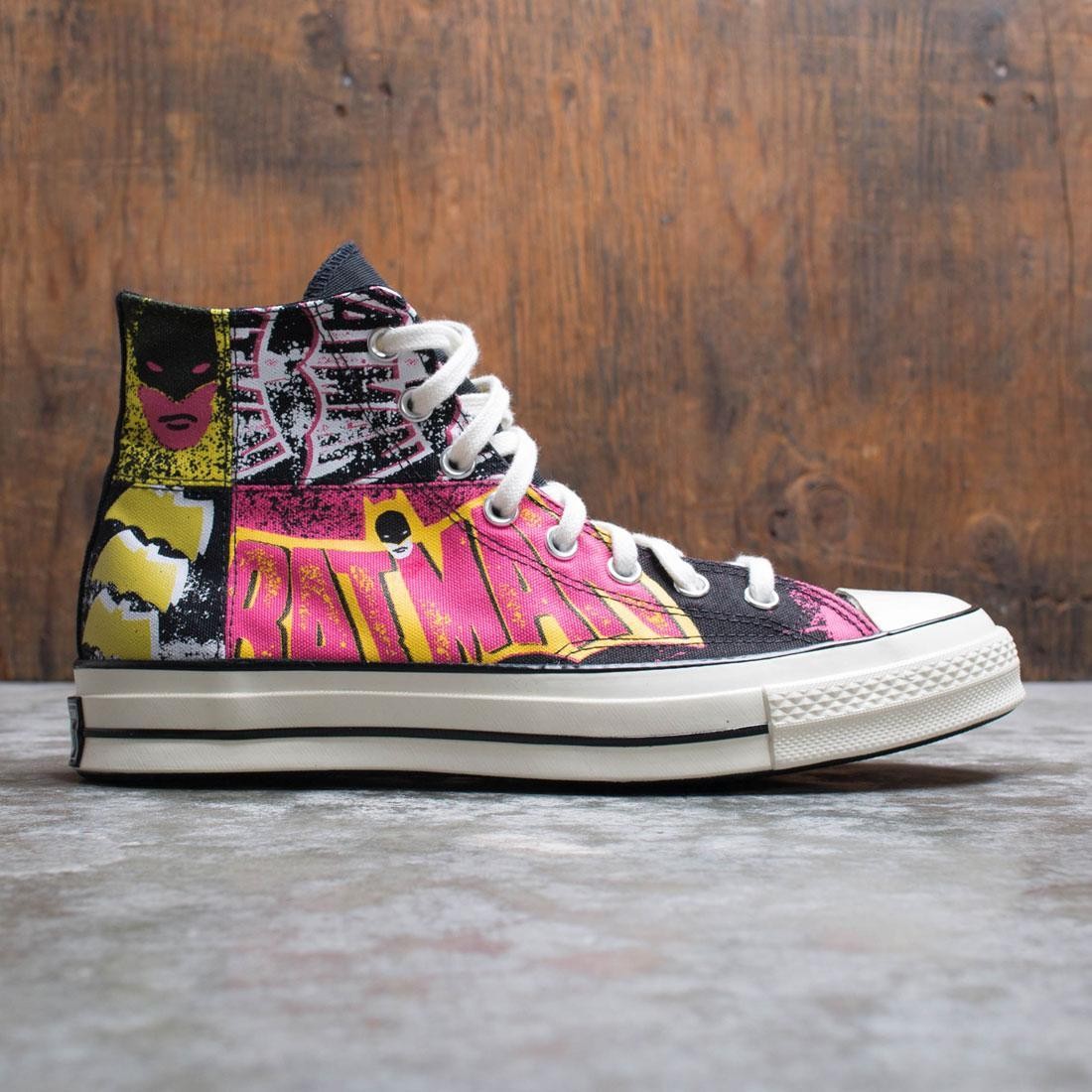 Converse x Batman Men Chuck 70 Hi (black / hot pink / egret)
