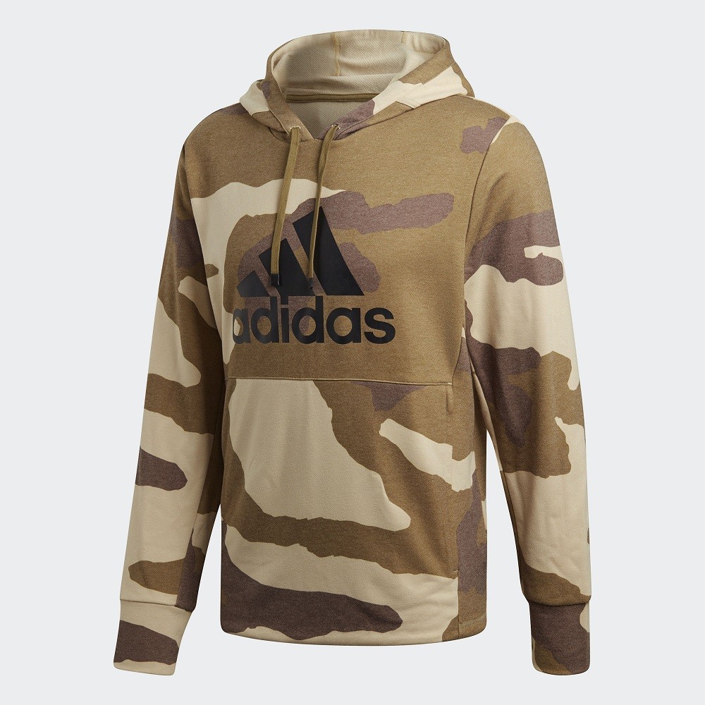 Adidas x Undefeated Men Running Tech Hoodie (tan / dune / tactile khaki / base khaki)