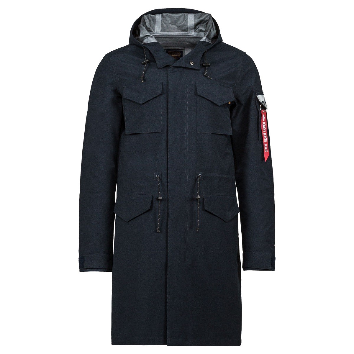 Alpha Industries Men Quartermaster Field Coat (blue / replica)