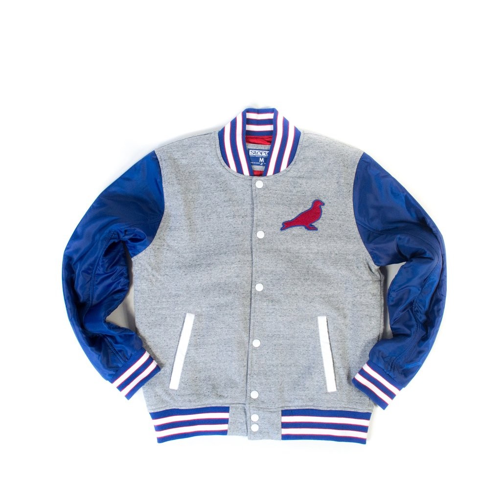 Staple Men True Blue Varsity Jacket (gray / heather)
