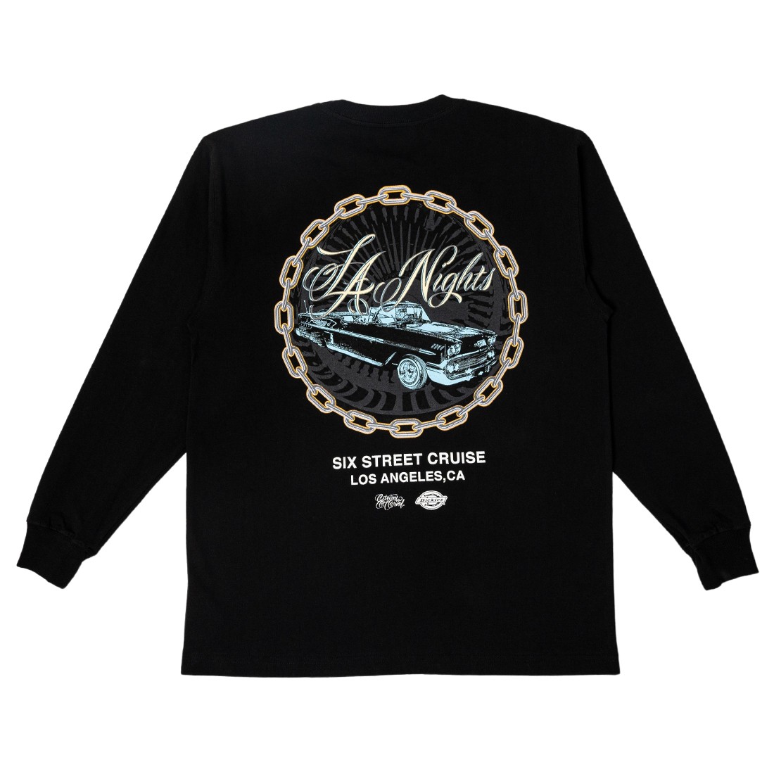 Dickies x Estevan Oriol Men LA Nights Long Sleeve Tee (black)