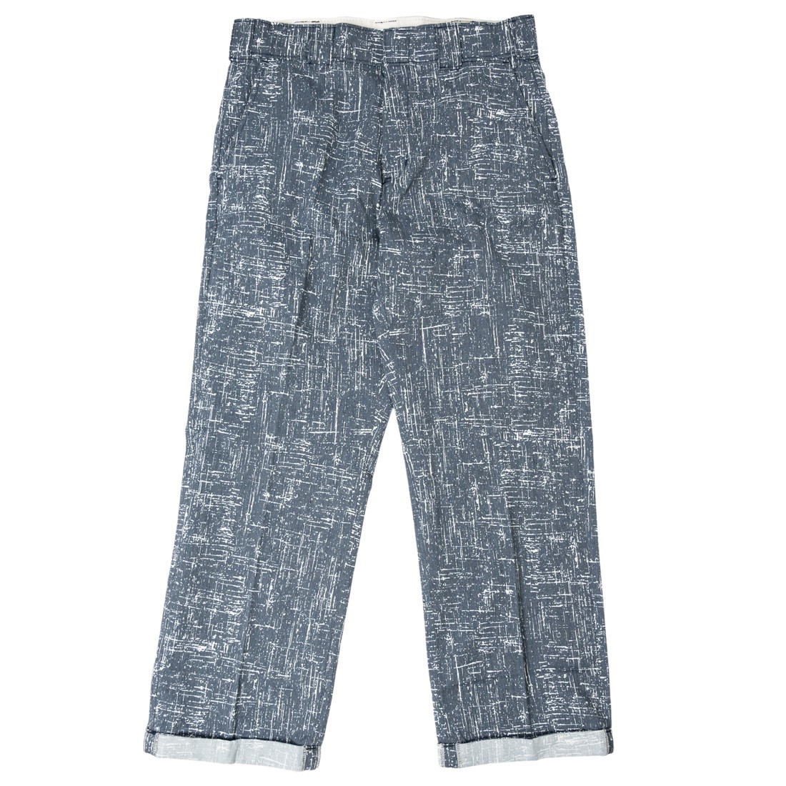 Dickies Men Regular Fit Cuffed Pant (navy / crosshatch)