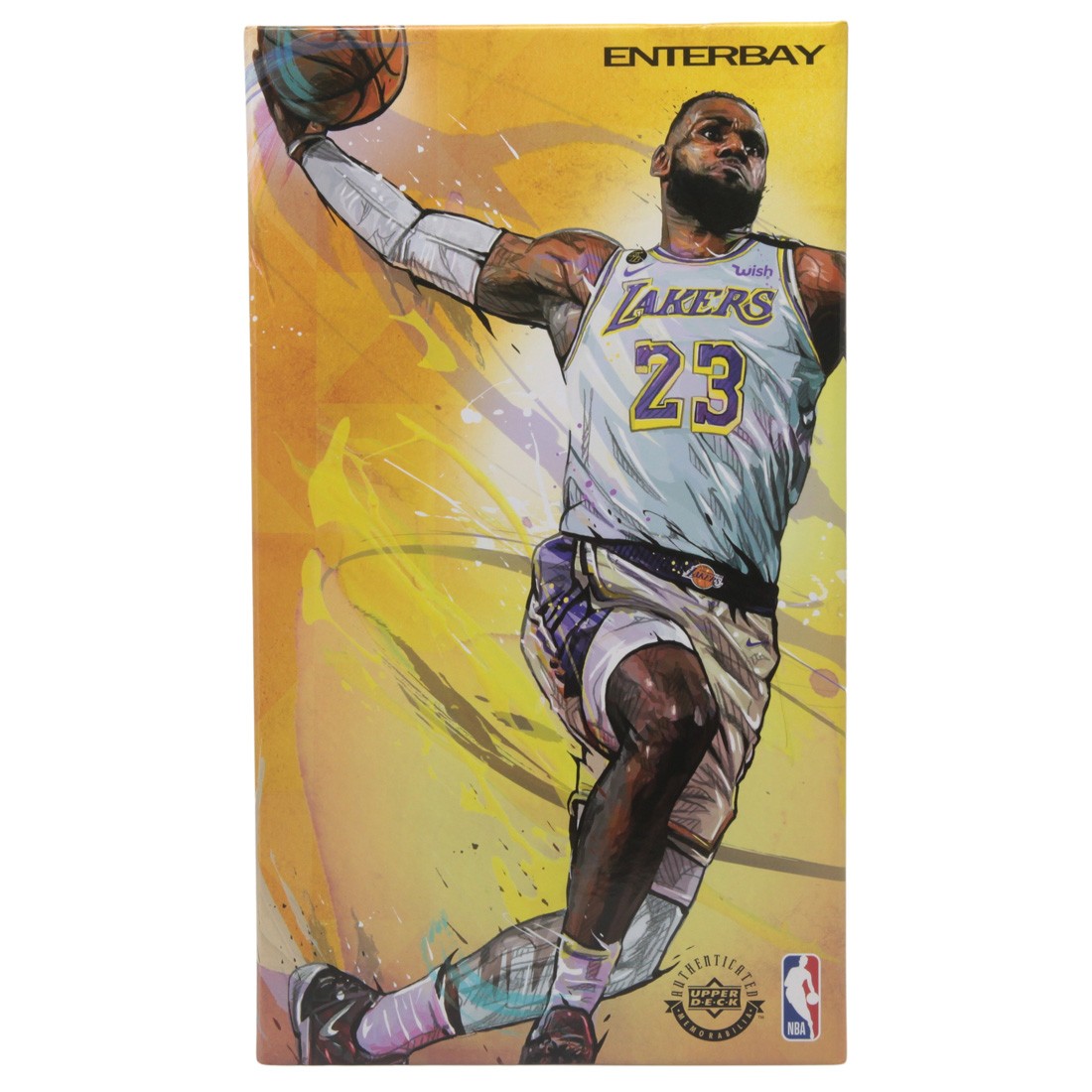 NBA x Enterbay Lebron James Motion Masterpiece 1/9 Scale Figure (white)