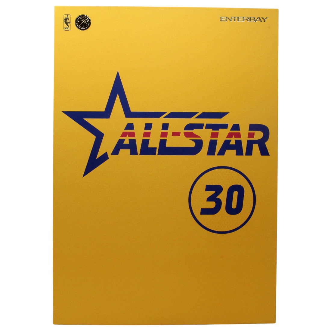 NBA x Enterbay Golden State Warriors Stephen Curry All-Star 2021 Special Edition Real Masterpiece 1/6 Scale Figure (yellow)