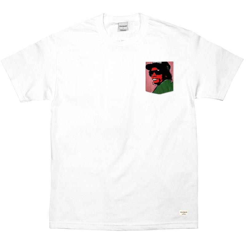40s and Shorties Men Eazy Pop Pocket Tee (white)