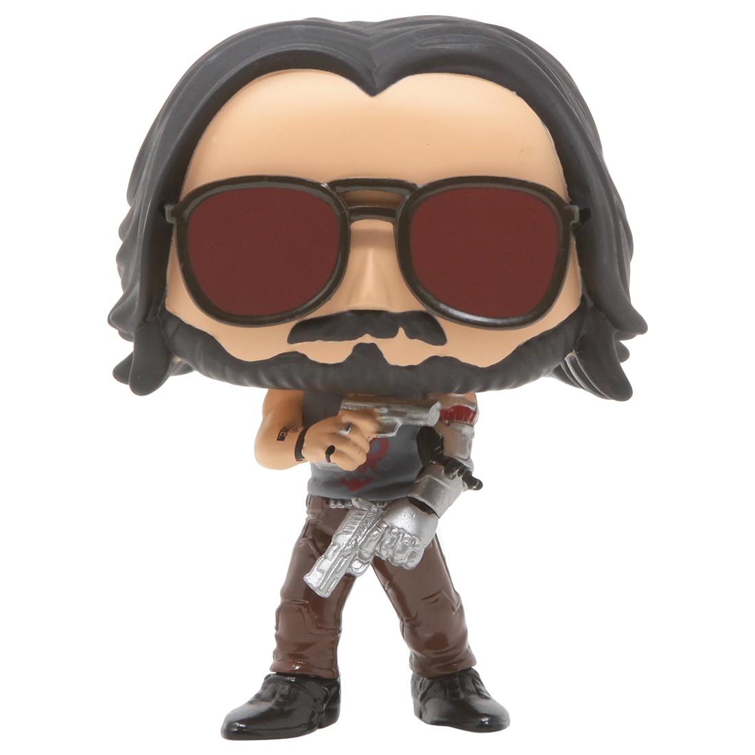 Funko POP Games Cyberpunk 2077 - Johnny Silverhand With Gun (gray)