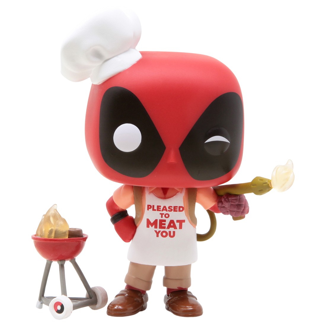 Funko POP Marvel Deadpool 30th - Backyard Griller Deadpool (white)