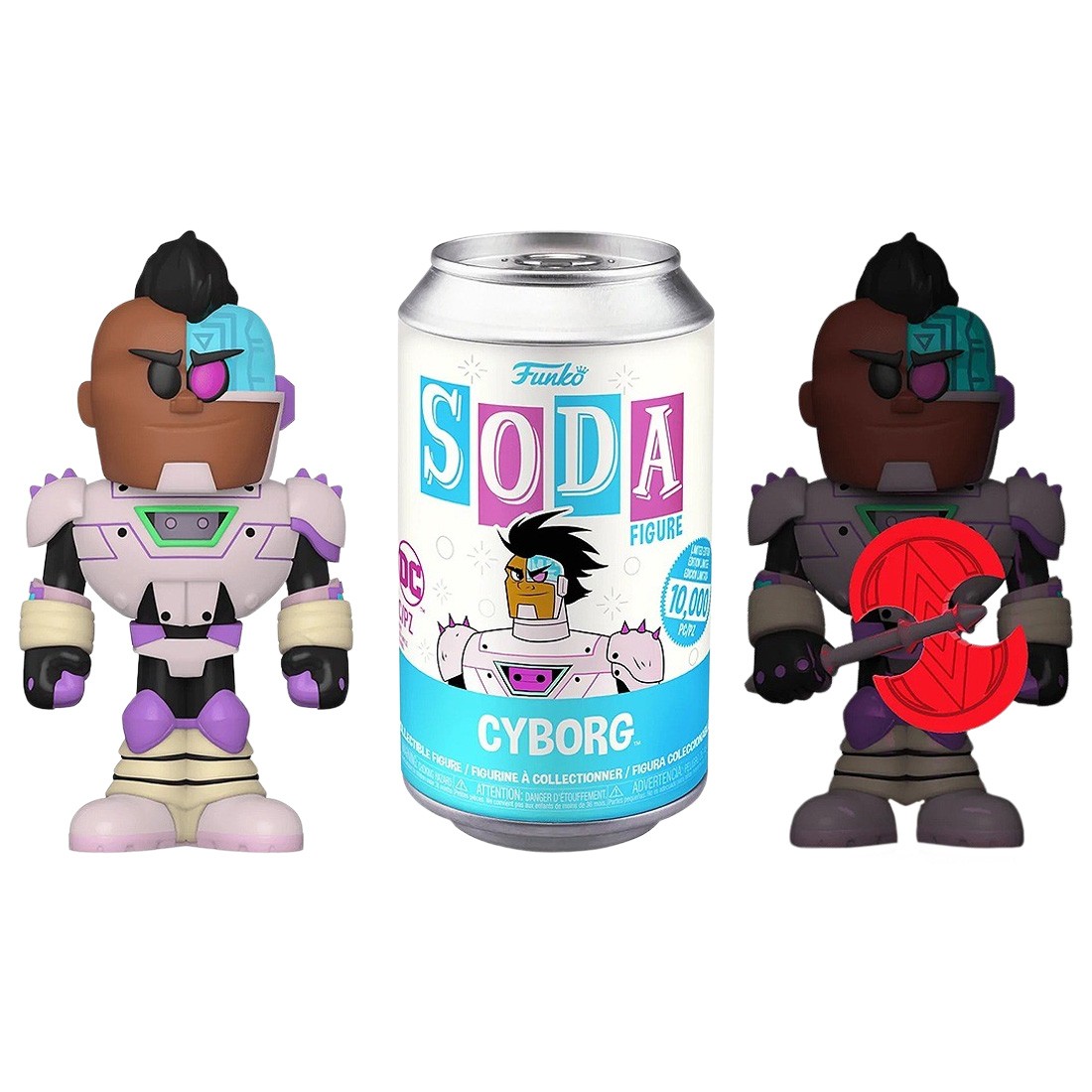 Funko Vinyl Soda Teen Titans Go - Cyborg (purple)