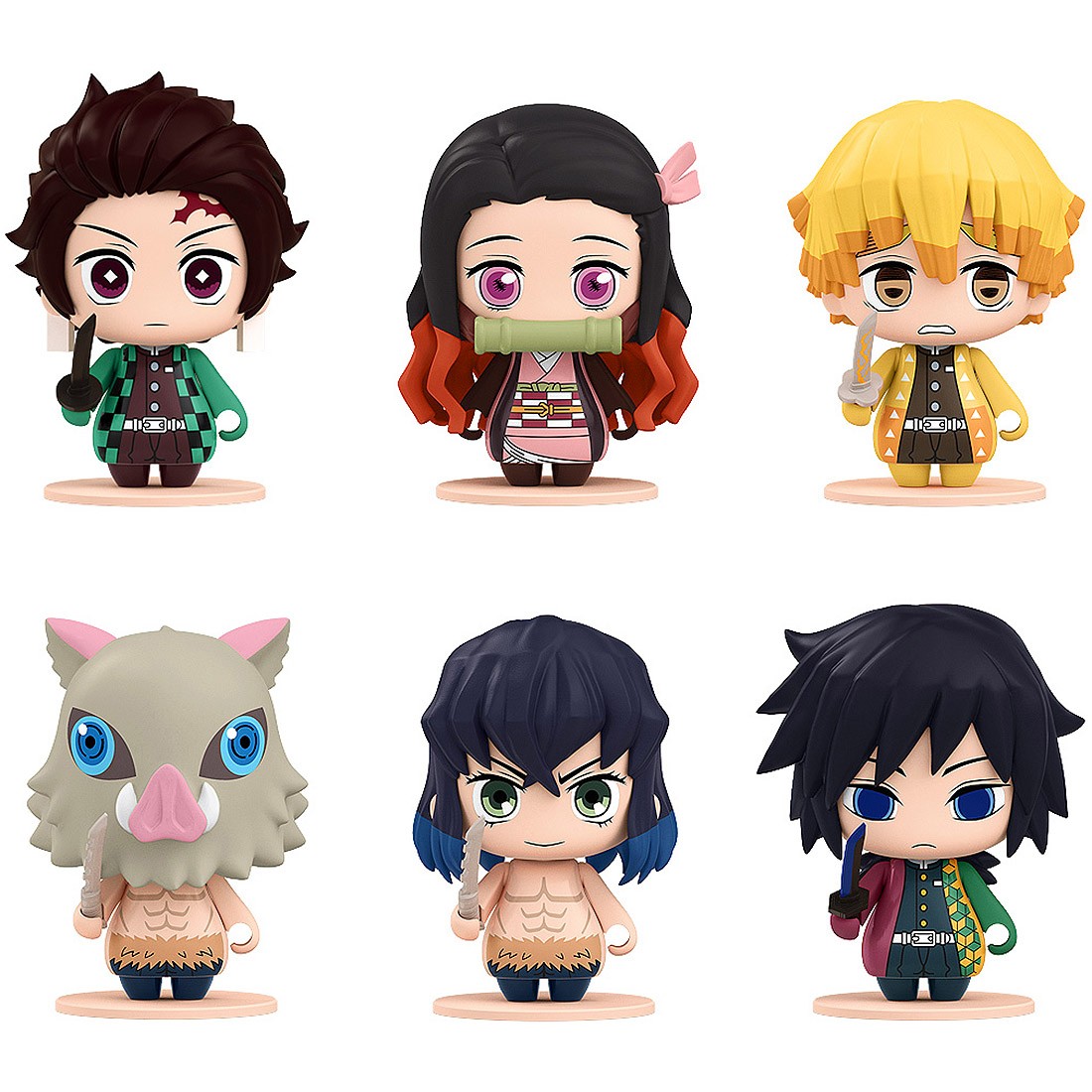 Good Smile Company Demon Slayer Kimetsu no Yaiba 01 Pocket Maquette Set of 6 Figures (multi)