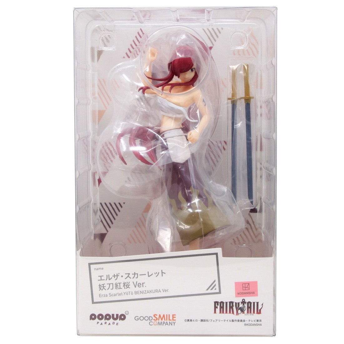 Good Smile Company Pop Up Parade Fairy Tail Final Season Erza Scarlet Demon Blade Benizakura Ver. Figure (red)