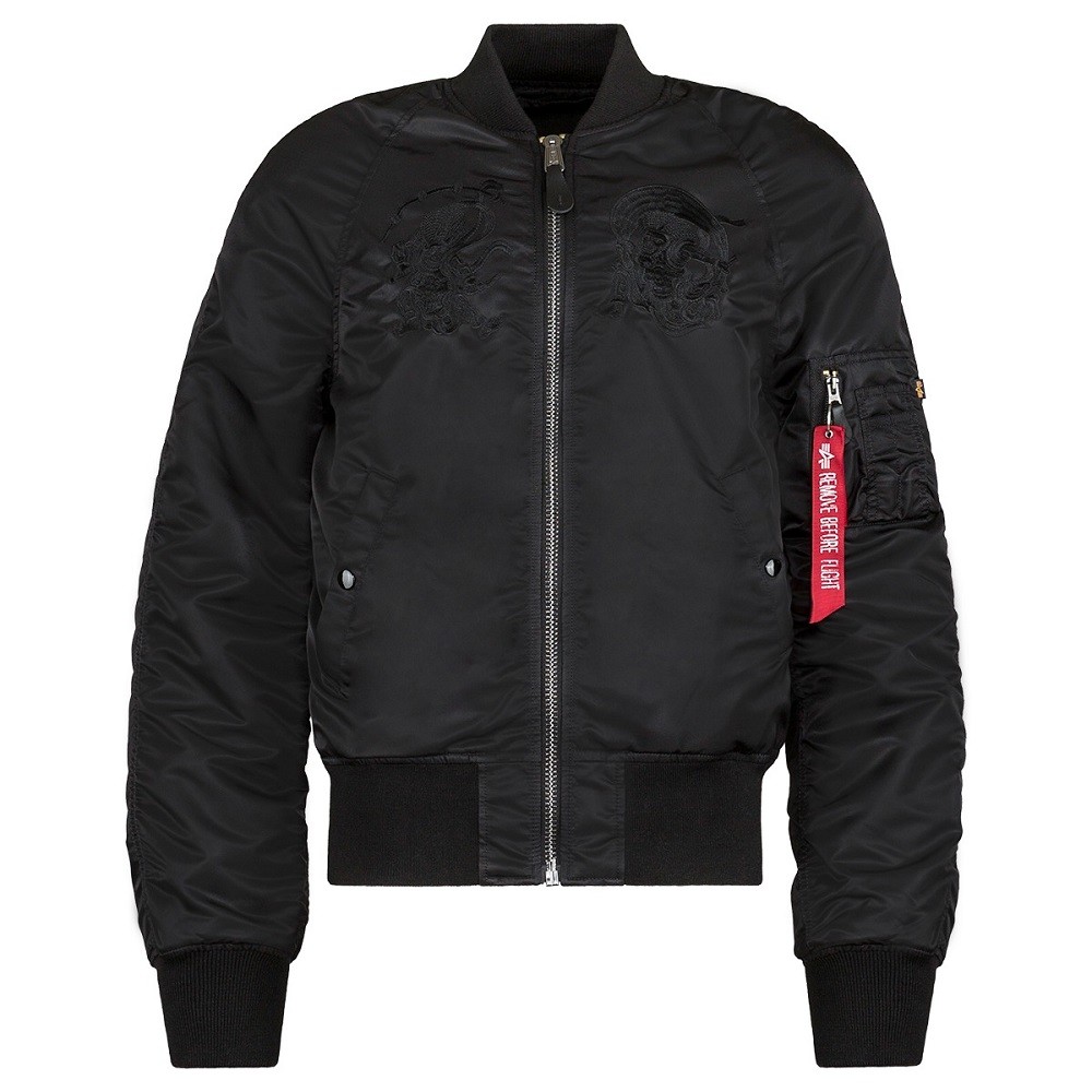 Alpha Industries Men MA-1 Souvenir Shinto Reversible Jacket (black)
