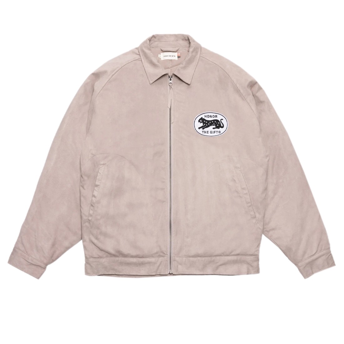 Honor The Gift Men Suede Band Jacket (gray)