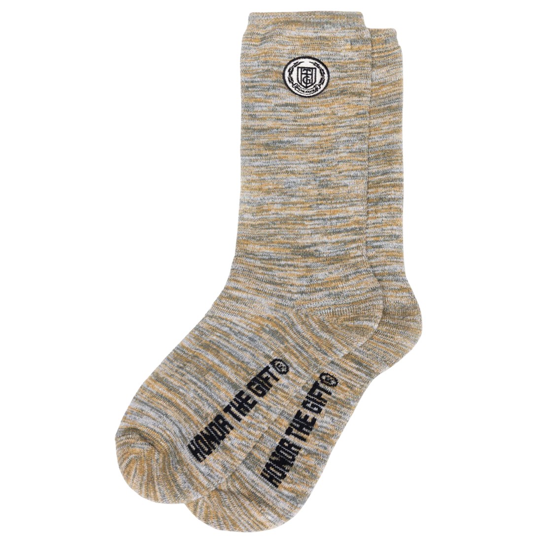 Honor The Gift Men Heavy Knit Socks (mustard)