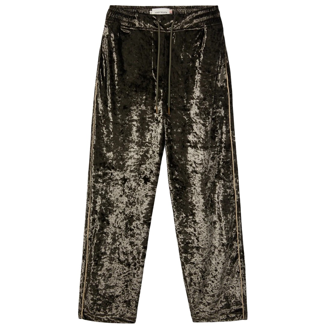 Honor The Gift Women Velvet PJ Pants (olive)