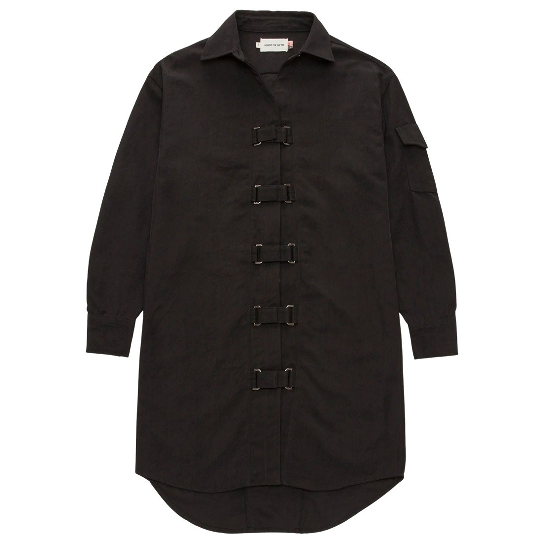 Honor The Gift Women Mining Shirt Dress (black)