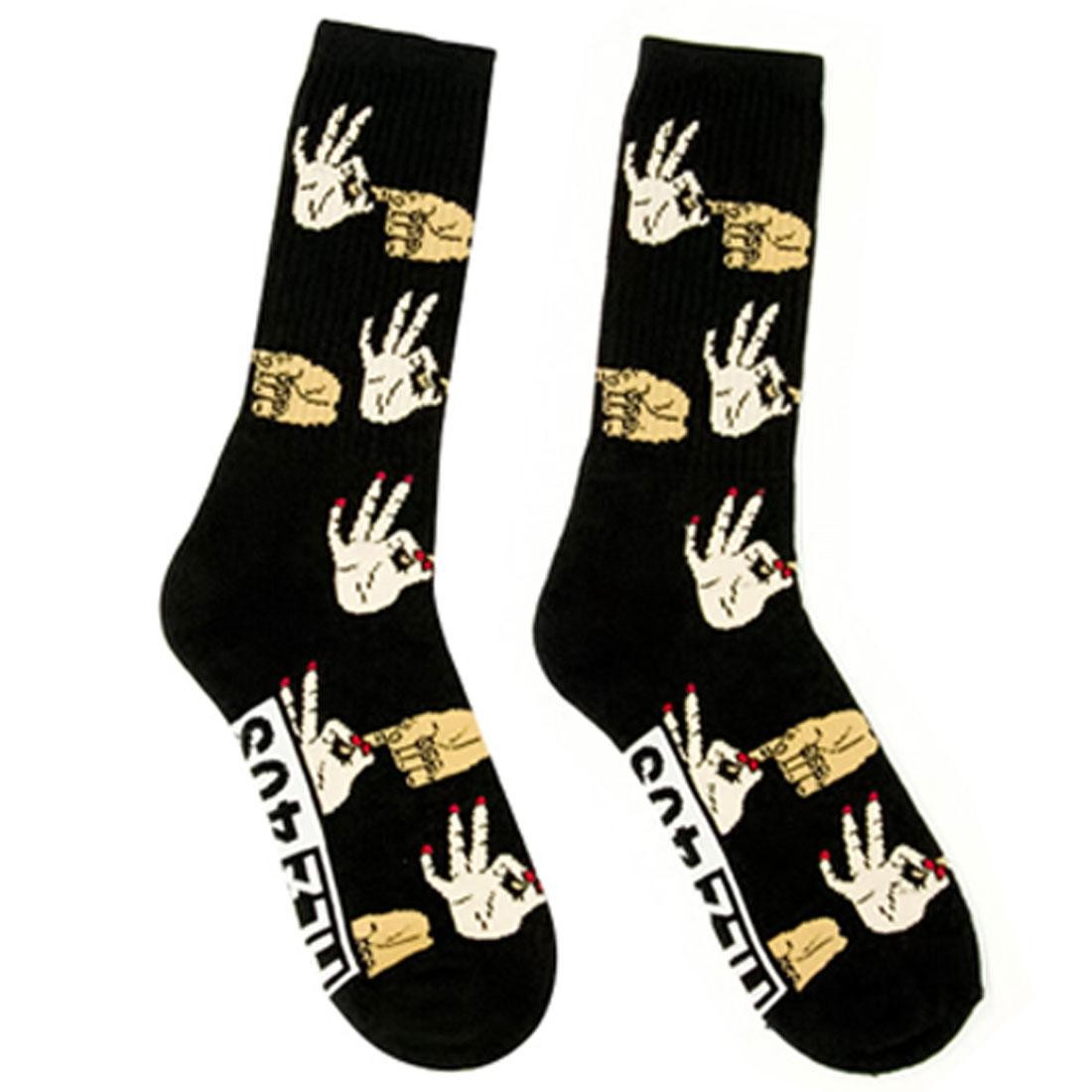 HLZBLZ x 40s And Shorties Hit It Socks (black / all over) 1S