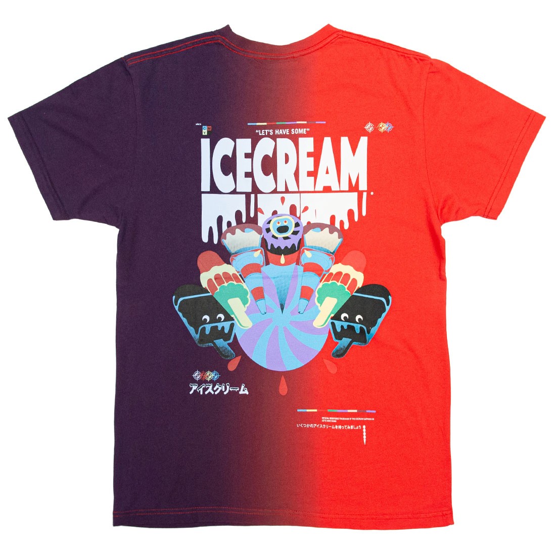 Ice Cream Men Rowley Knit Tee (red / black / tomato)