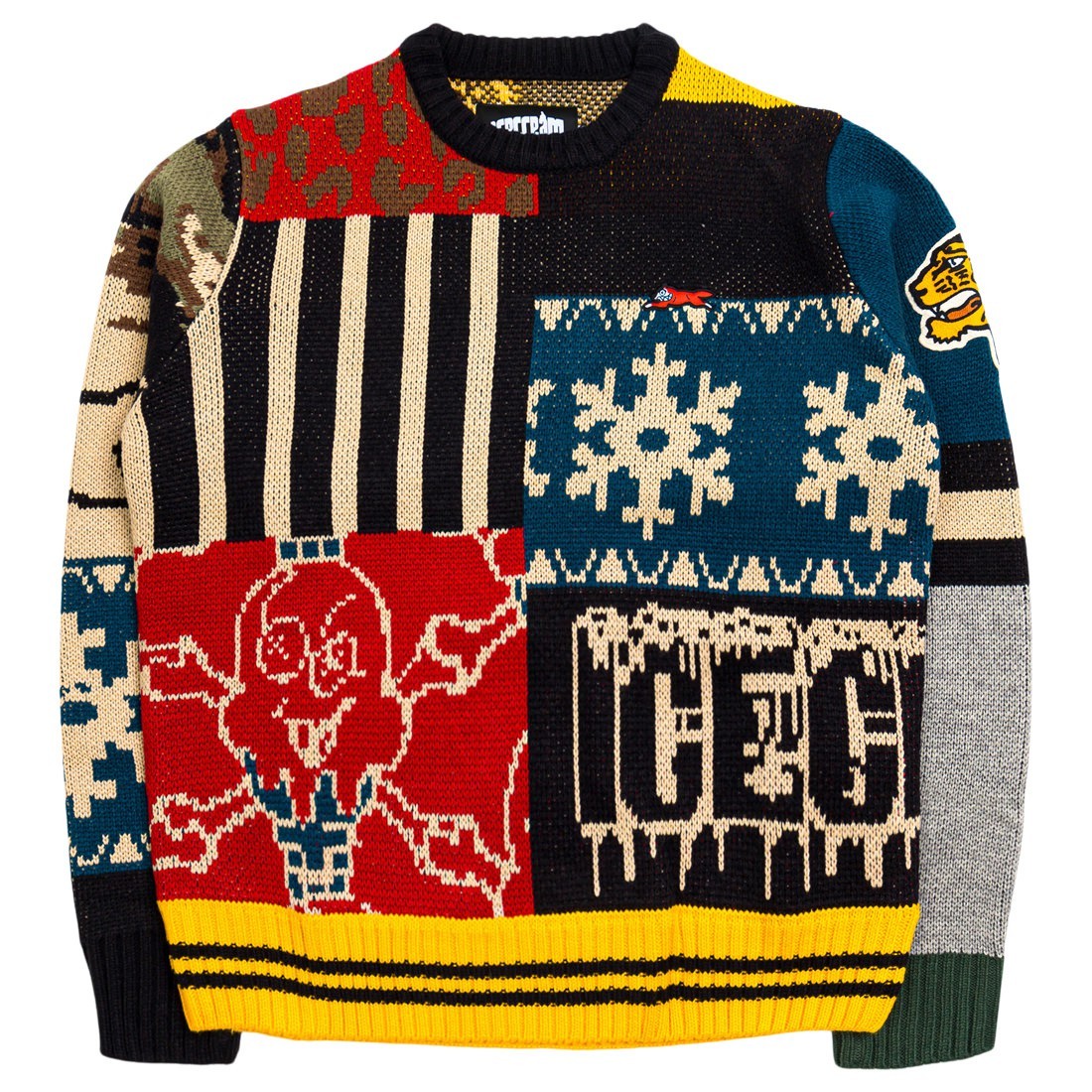 Ice Cream Men Syrup Sweater (multi / black)