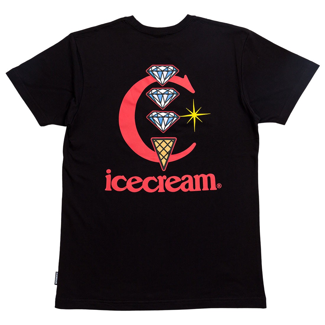 Ice Cream Men Diamonds Tee (black)