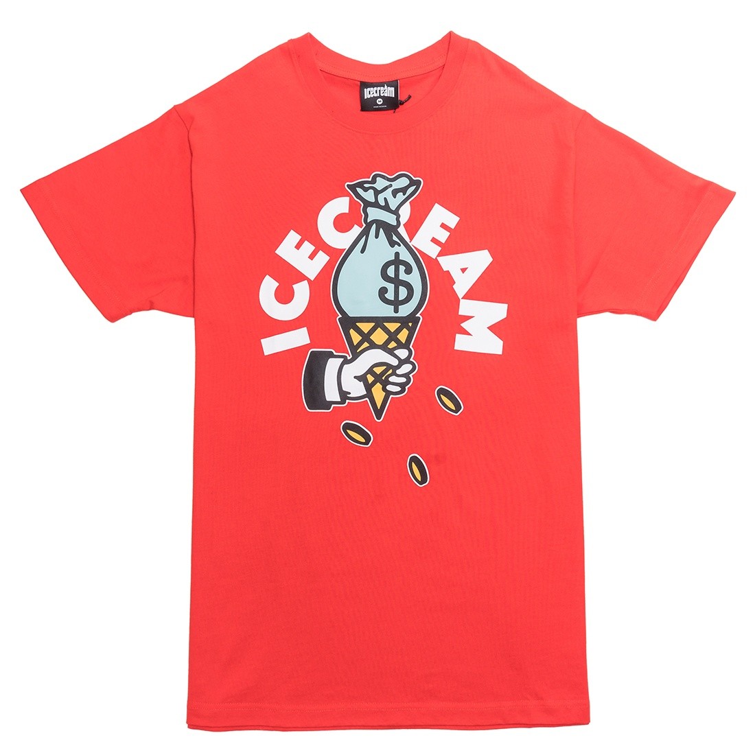 Ice Cream Men Cash Rules Tee (red)